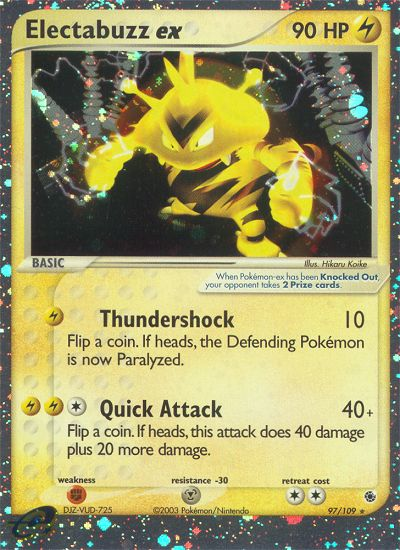 Electabuzz ex (97/109) [EX: Ruby & Sapphire] | Gear Gaming Bentonville