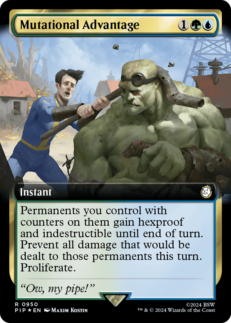 Mutational Advantage (Extended Art) (Surge Foil) [Fallout] | Gear Gaming Bentonville
