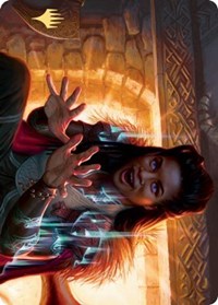 Birgi, God of Storytelling Art Card (Gold-Stamped Signature) [Kaldheim Art Series] | Gear Gaming Bentonville