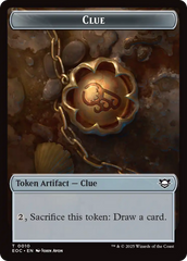 Clue // Beast (0005) Double-Sided Token [Edge of Eternities Commander Tokens] | Gear Gaming Bentonville