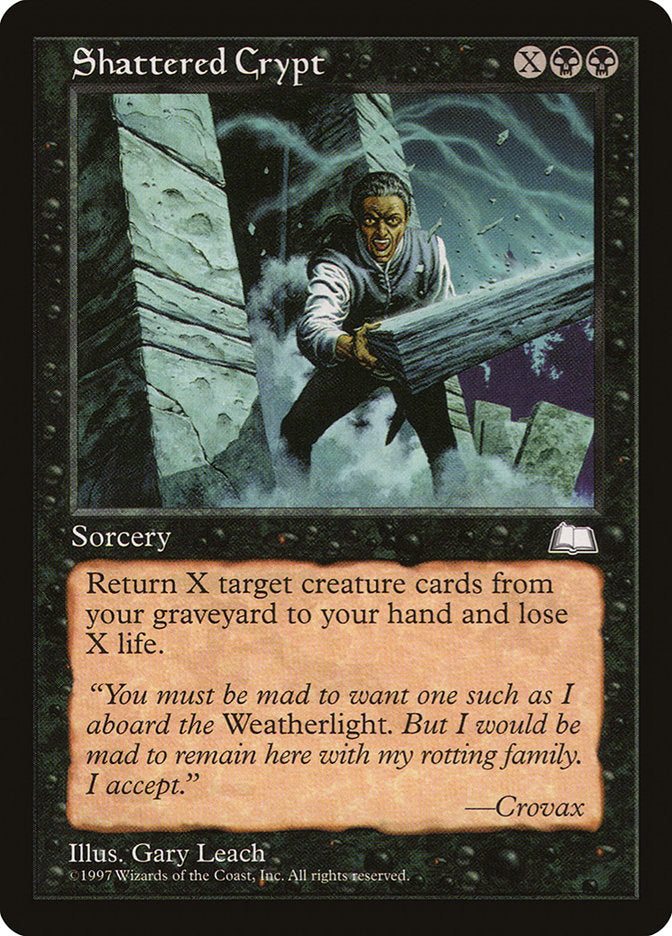 Shattered Crypt [Weatherlight] | Gear Gaming Bentonville