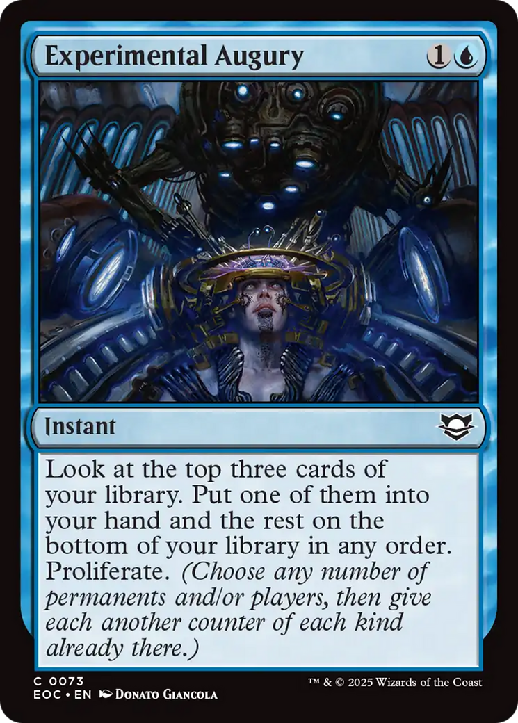 Experimental Augury [Edge of Eternities Commander] | Gear Gaming Bentonville