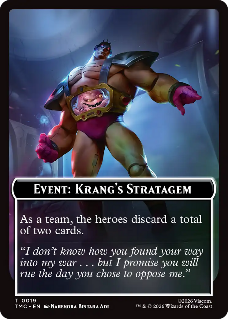 Event: Krang's Stratagem [Teenage Mutant Ninja Turtles Commander Tokens] | Gear Gaming Bentonville