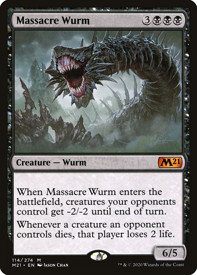 Massacre Wurm [Core Set 2021] | Gear Gaming Bentonville