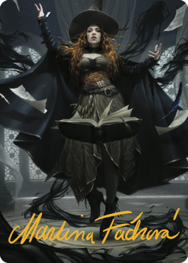 Tasha, the Witch Queen Art Card (41) (Gold-Stamped Signature) [Commander Legends: Battle for Baldur's Gate Art Series] | Gear Gaming Bentonville