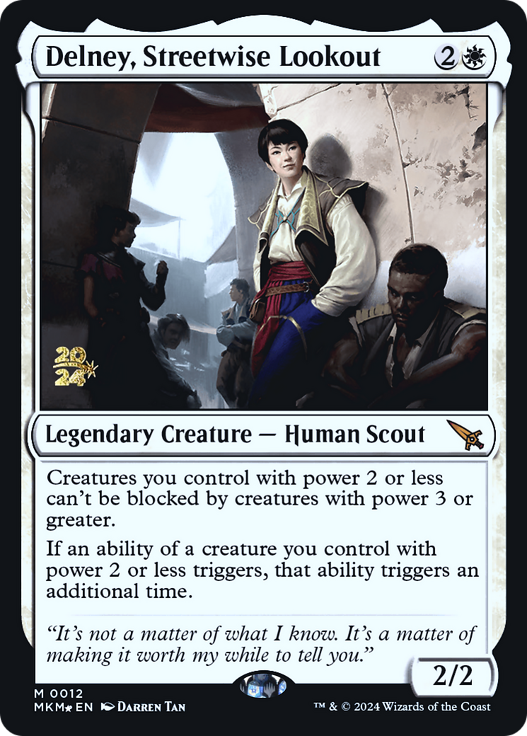 Delney, Streetwise Lookout [Murders at Karlov Manor Prerelease Promos] | Gear Gaming Bentonville