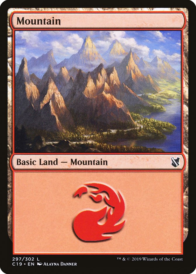 Mountain (297) [Commander 2019] | Gear Gaming Bentonville