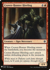 Crown-Hunter Hireling [Mystery Booster] | Gear Gaming Bentonville