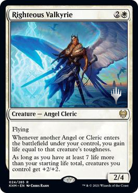 Righteous Valkyrie (Promo Pack) [Kaldheim Promos] | Gear Gaming Bentonville