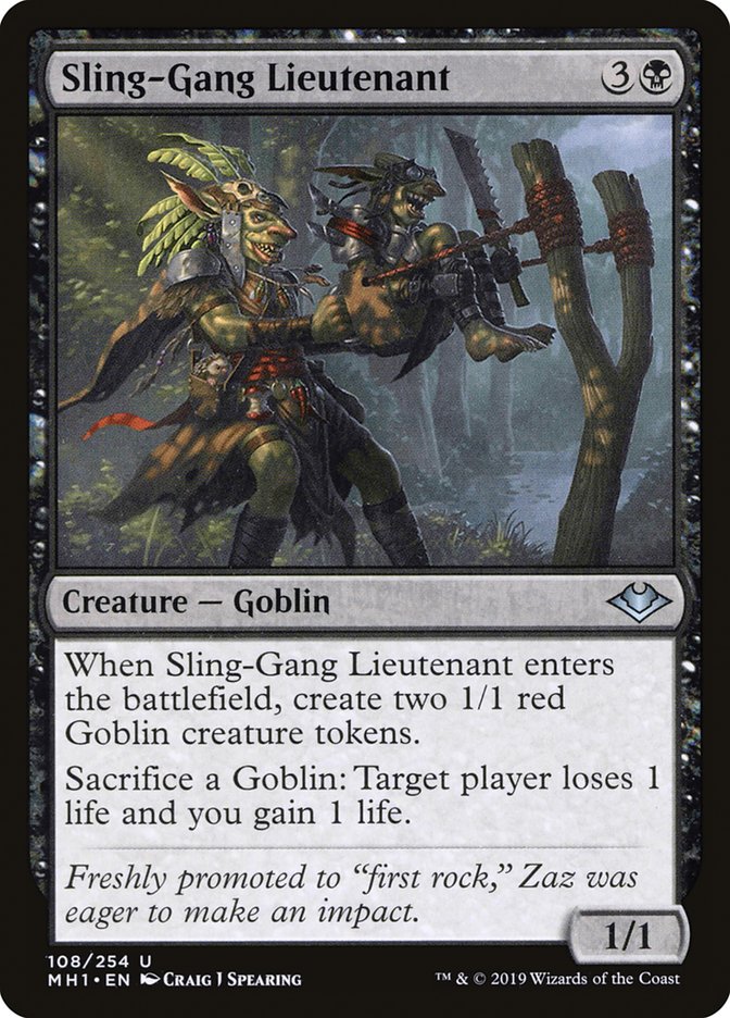 Sling-Gang Lieutenant [Modern Horizons] | Gear Gaming Bentonville