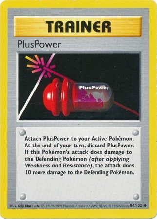 PlusPower (84/102) [Base Set Shadowless Unlimited] | Gear Gaming Bentonville