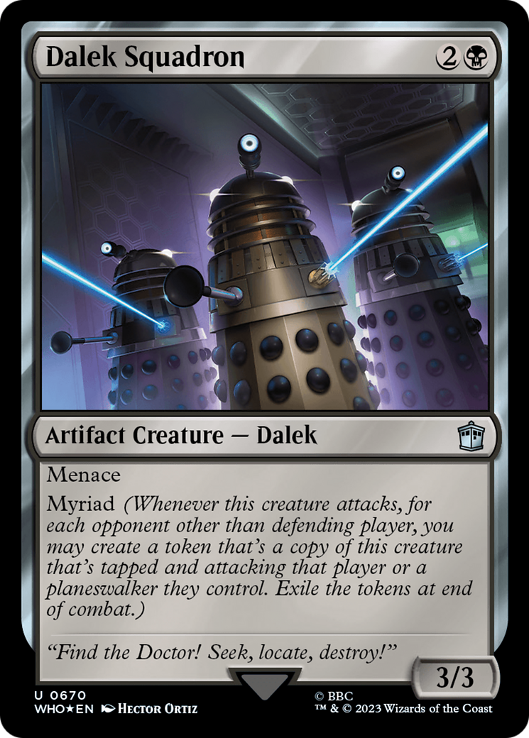 Dalek Squadron (Surge Foil) [Doctor Who] | Gear Gaming Bentonville