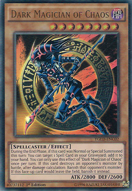 Dark Magician of Chaos [YGLD-ENC02] Ultra Rare | Gear Gaming Bentonville