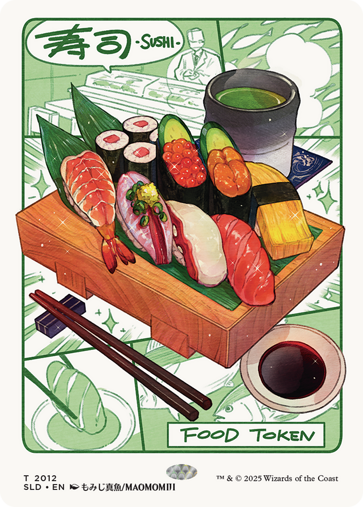 Food Token (2012) (Rainbow Foil) [Secret Lair Drop Series] | Gear Gaming Bentonville