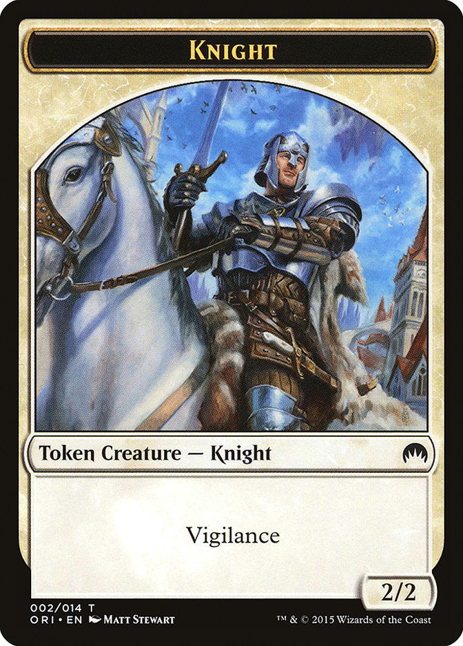 Knight Token [Magic Origins Tokens] | Gear Gaming Bentonville