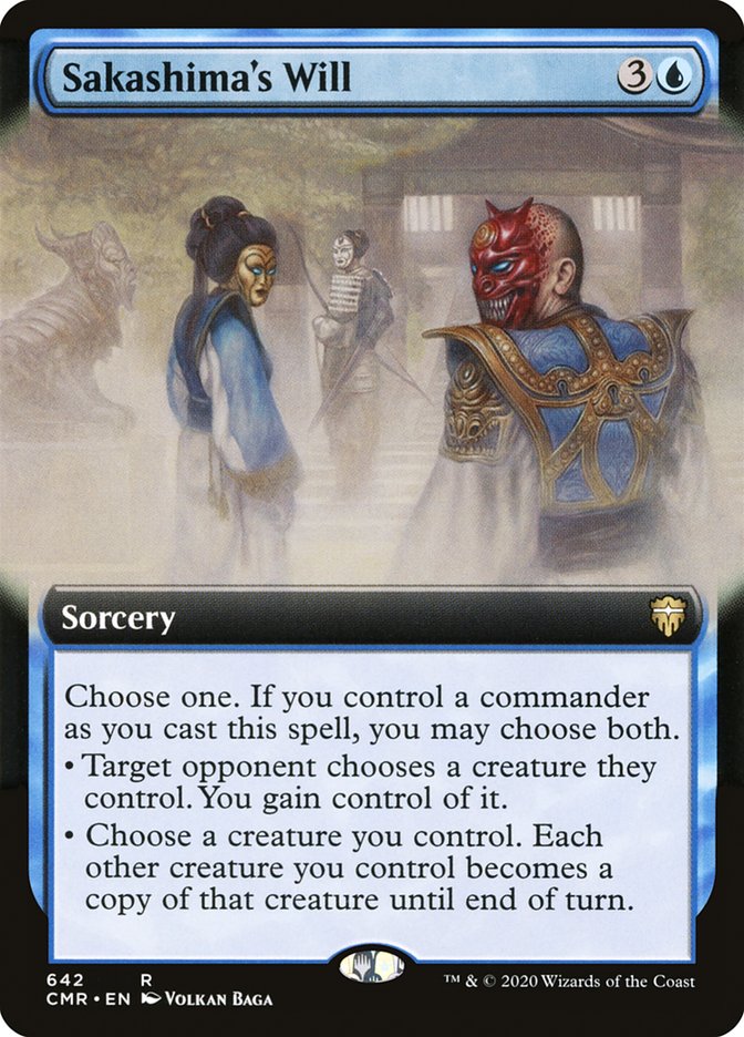 Sakashima's Will (Extended Art) [Commander Legends] | Gear Gaming Bentonville