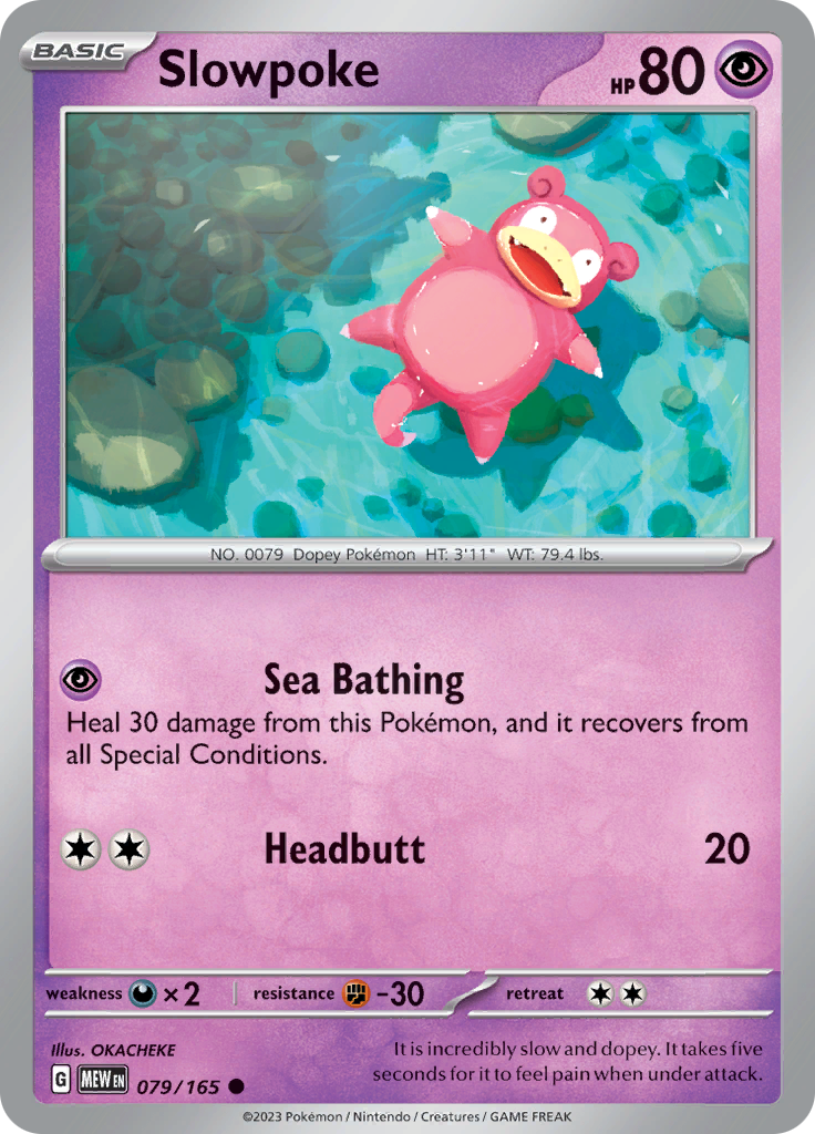 Slowpoke (079/165) [Scarlet & Violet: 151] | Gear Gaming Bentonville