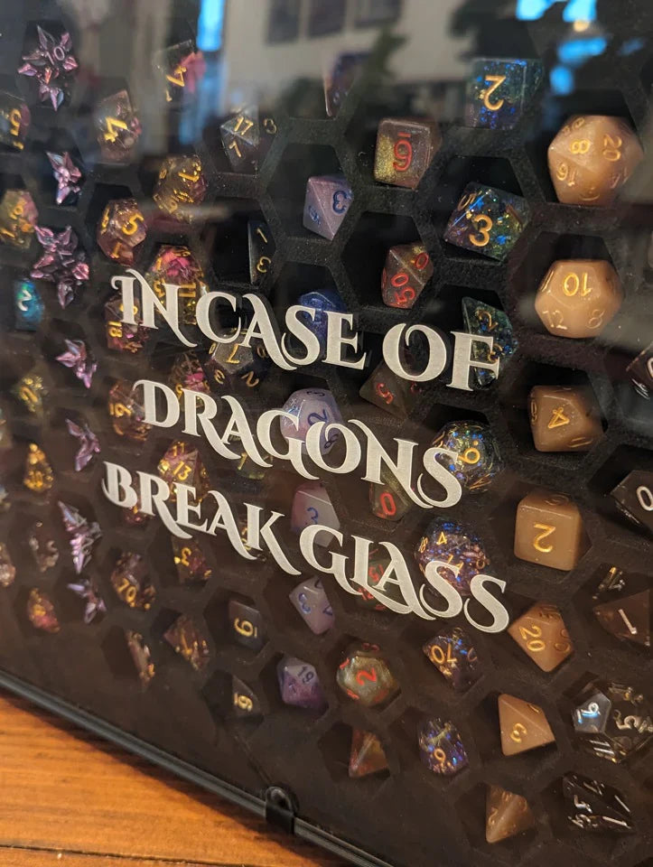 NTSD Gaming - In Case of Dragons Break Glass - Dice Case | Gear Gaming Bentonville