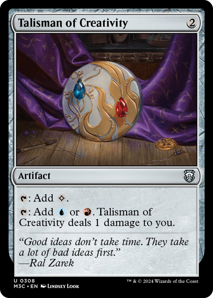 Talisman of Creativity [Modern Horizons 3 Commander] | Gear Gaming Bentonville