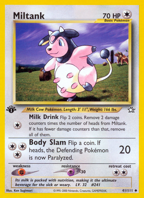 Miltank (41/111) [Neo Genesis 1st Edition] | Gear Gaming Bentonville