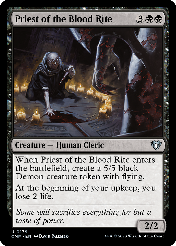 Priest of the Blood Rite [Commander Masters] | Gear Gaming Bentonville