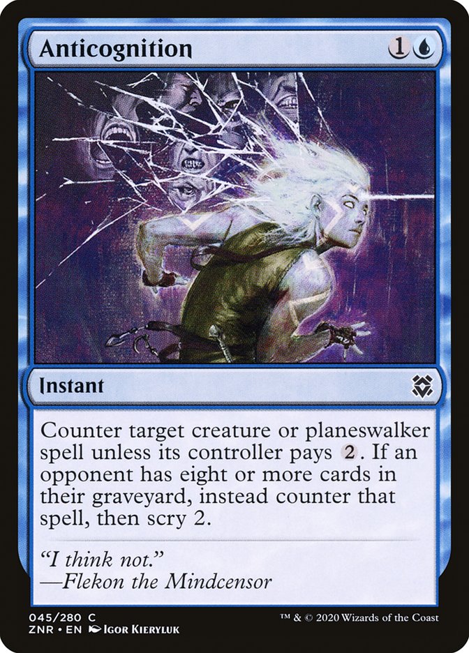 Anticognition [Zendikar Rising] | Gear Gaming Bentonville