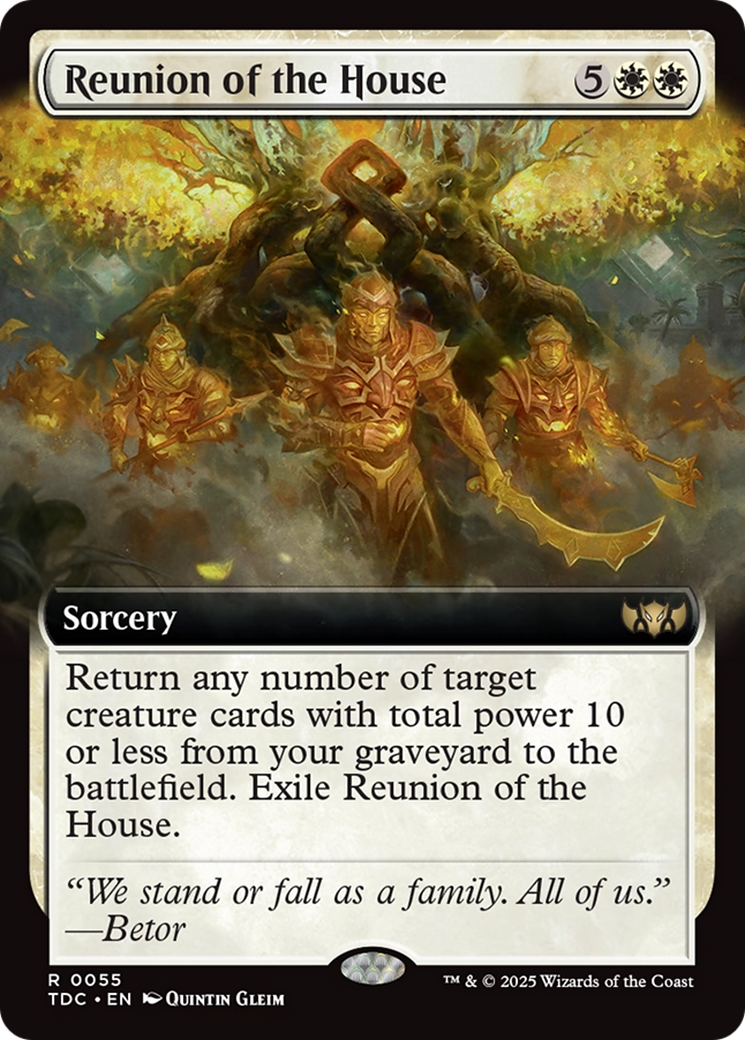 Reunion of the House (Extended Art) [Tarkir: Dragonstorm Commander] | Gear Gaming Bentonville