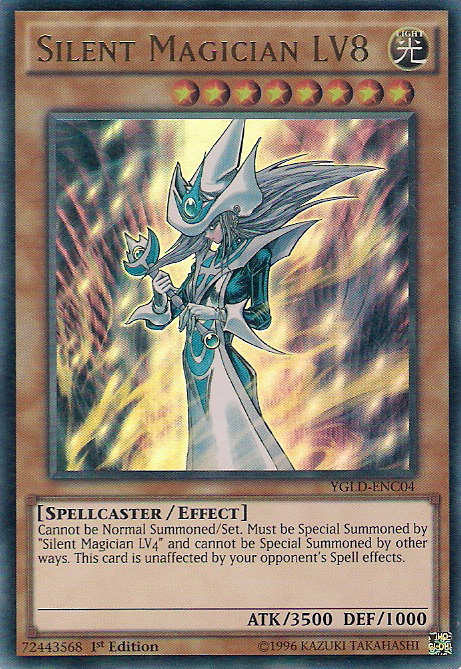 Silent Magician LV8 [YGLD-ENC04] Ultra Rare | Gear Gaming Bentonville