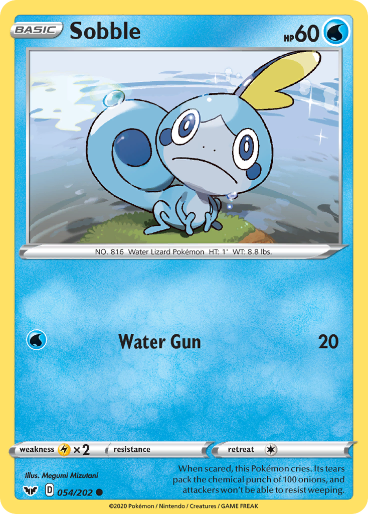 Sobble (054/202) [Sword & Shield: Base Set] | Gear Gaming Bentonville