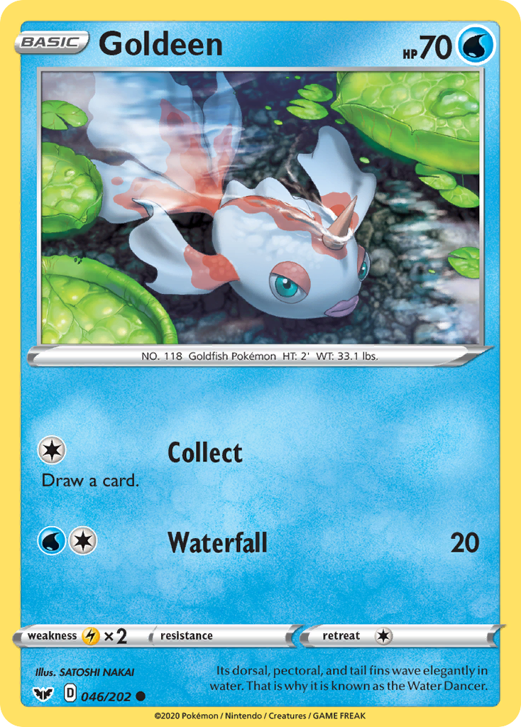 Goldeen (046/202) [Sword & Shield: Base Set] | Gear Gaming Bentonville