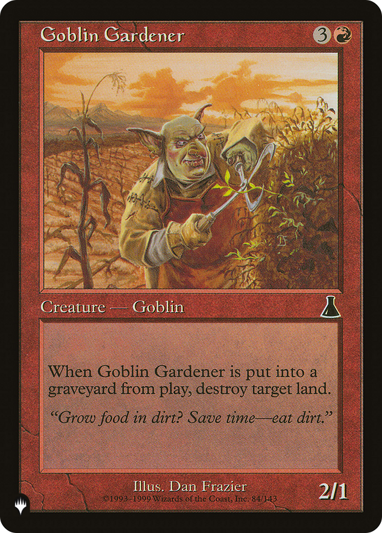 Goblin Gardener [The List Reprints] | Gear Gaming Bentonville