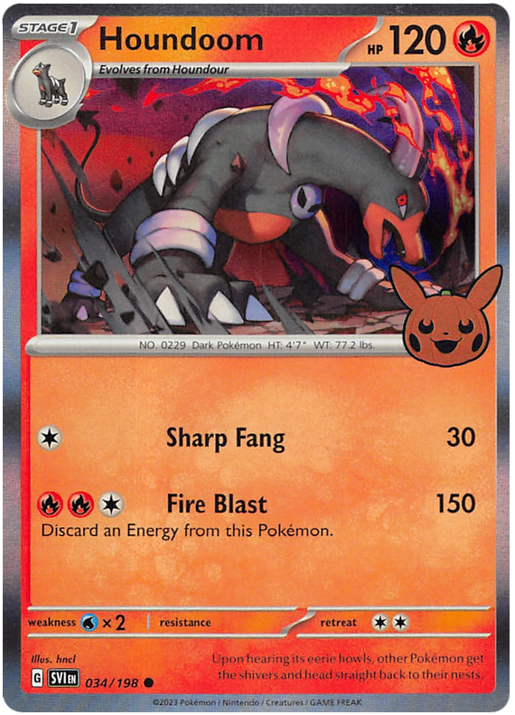 Houndoom (034/198) [Trick or Trade 2023] | Gear Gaming Bentonville
