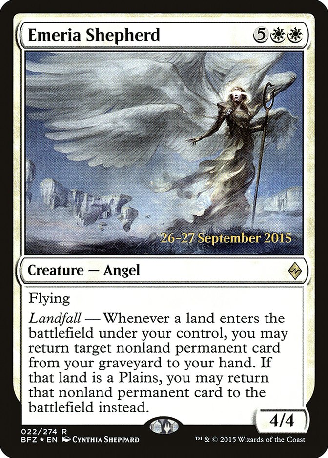 Emeria Shepherd [Battle for Zendikar Prerelease Promos] | Gear Gaming Bentonville