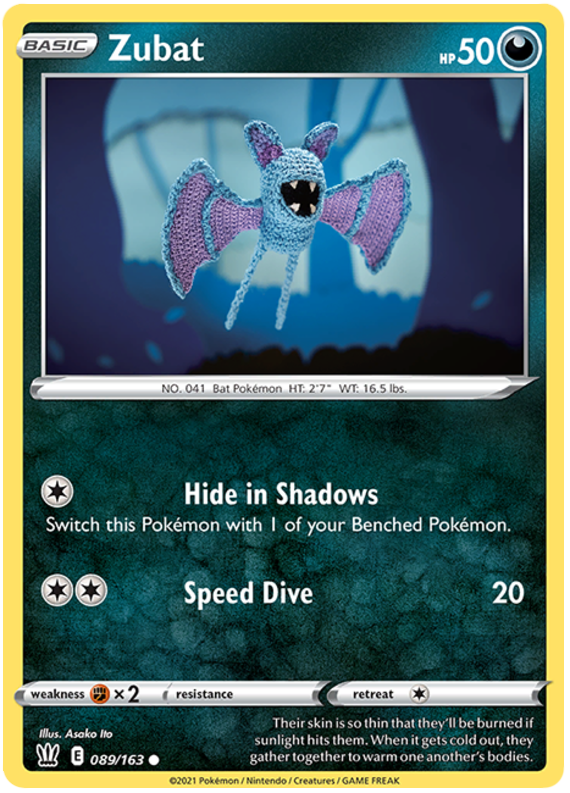 Zubat (089/163) [Sword & Shield: Battle Styles] | Gear Gaming Bentonville