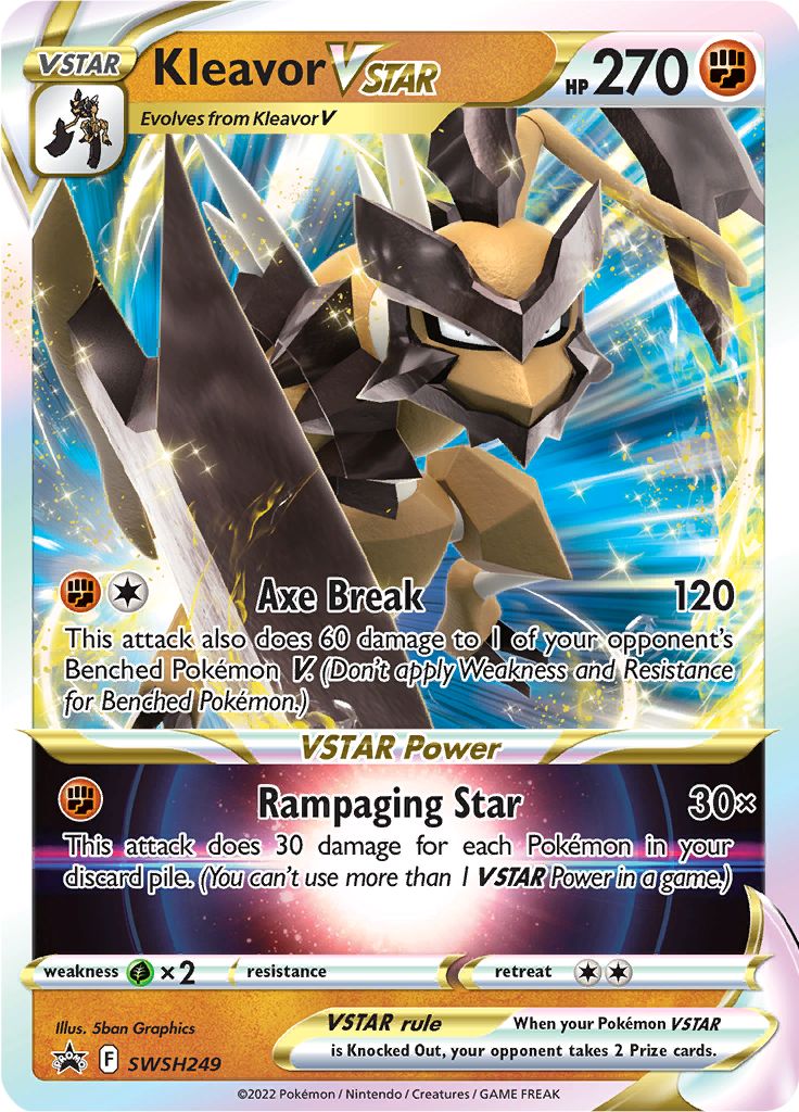 Kleavor VSTAR (SWSH249) (Jumbo Card) [Sword & Shield: Black Star Promos] | Gear Gaming Bentonville