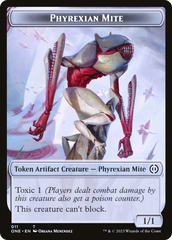 Phyrexian Mite // Phyrexian Insect Double-Sided Token [Phyrexia: All Will Be One Commander Tokens] | Gear Gaming Bentonville