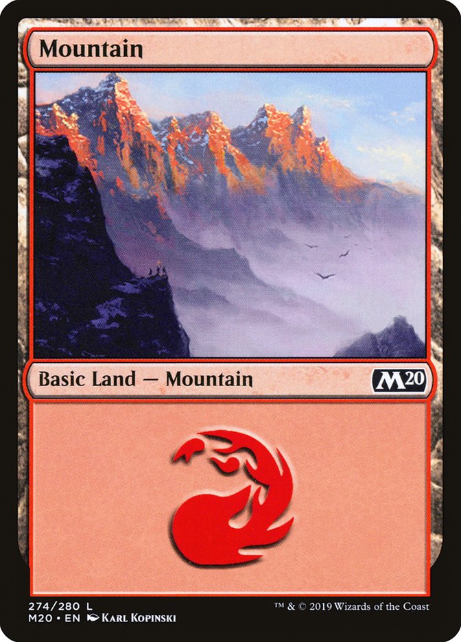 Mountain (274) [Core Set 2020] | Gear Gaming Bentonville