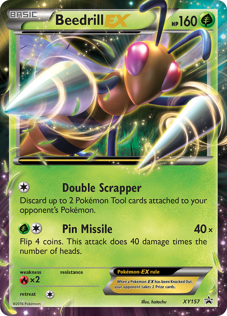 Beedrill EX (XY157) [XY: Black Star Promos] | Gear Gaming Bentonville