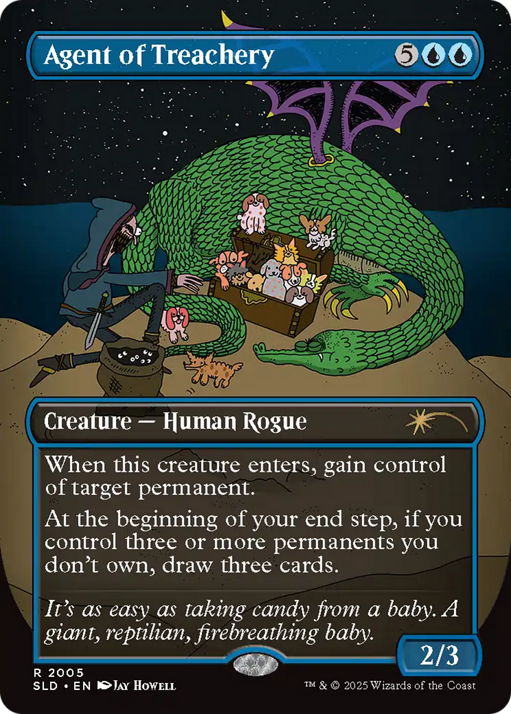 Agent of Treachery (Rainbow Foil) [Secret Lair Drop Series] | Gear Gaming Bentonville