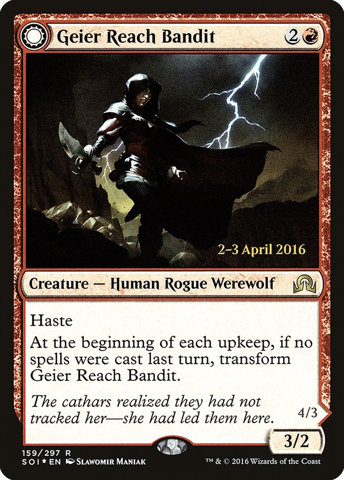 Geier Reach Bandit // Vildin-Pack Alpha [Shadows over Innistrad Prerelease Promos] | Gear Gaming Bentonville
