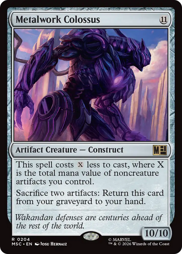 Metalwork Colossus [Marvel Super Heroes Commander] | Gear Gaming Bentonville