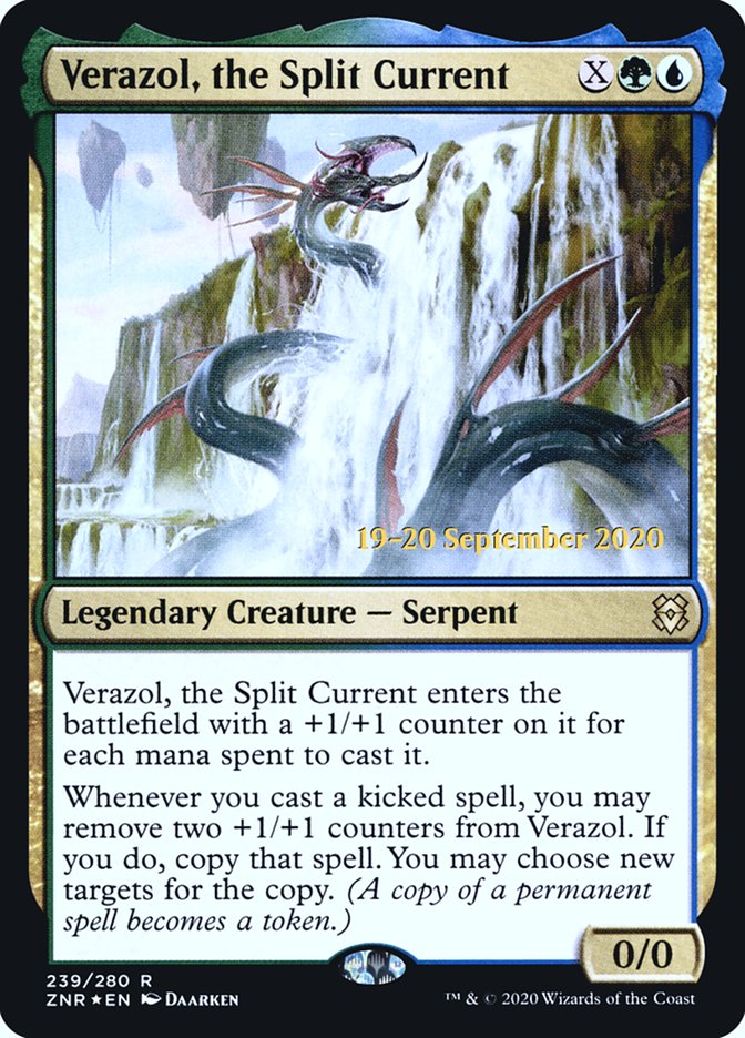 Verazol, the Split Current [Zendikar Rising Prerelease Promos] | Gear Gaming Bentonville