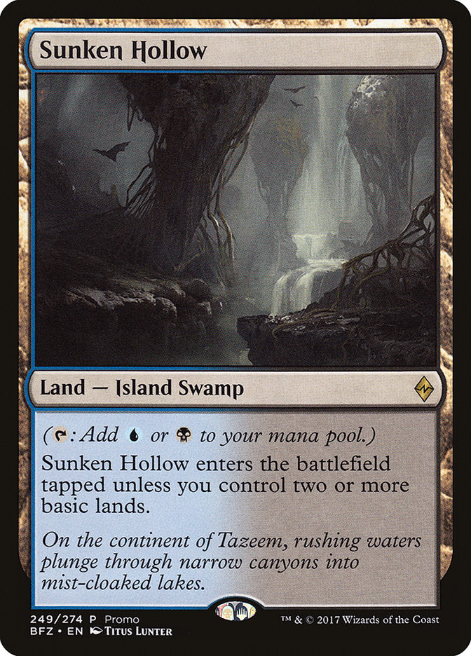 Sunken Hollow (Promo) [Standard Showdown Promos] | Gear Gaming Bentonville