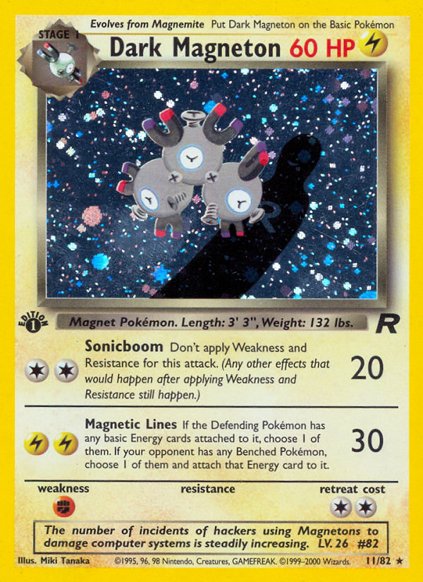 Dark Magneton (11/82) [Team Rocket 1st Edition] | Gear Gaming Bentonville