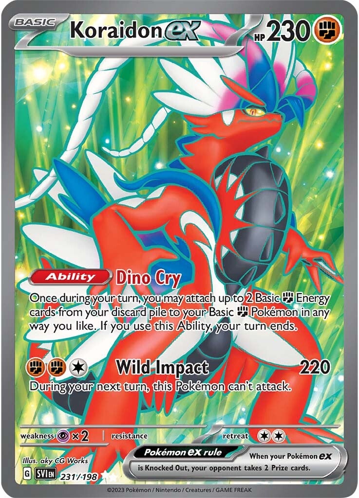 Koraidon ex (231/198) [Scarlet & Violet: Base Set] | Gear Gaming Bentonville