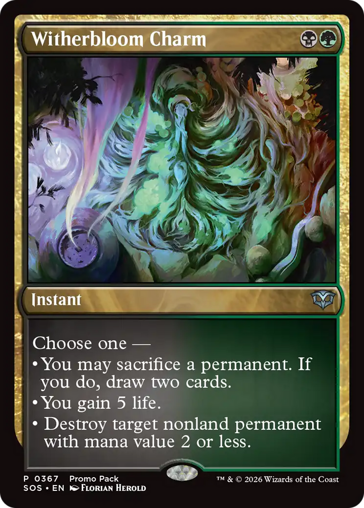 Witherbloom Charm [Secrets of Strixhaven Promos] | Gear Gaming Bentonville
