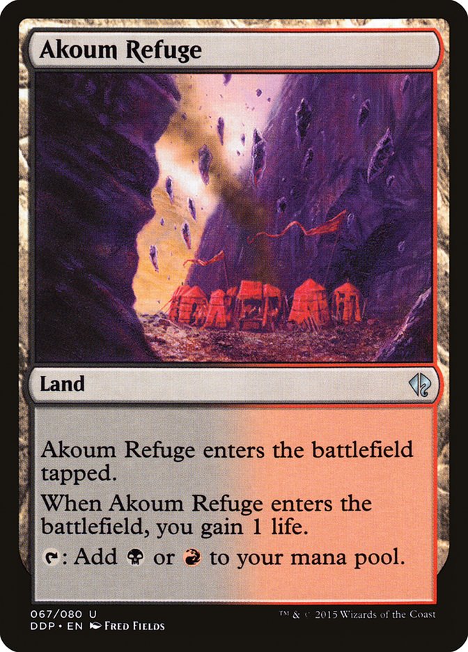 Akoum Refuge [Duel Decks: Zendikar vs. Eldrazi] | Gear Gaming Bentonville