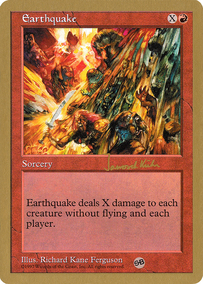 Earthquake (Janosch Kuhn) (SB) [World Championship Decks 1997] | Gear Gaming Bentonville