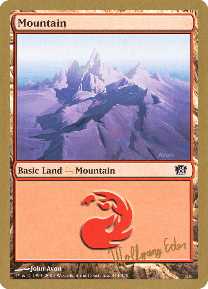 Mountain (Wolfgang Eder) [World Championship Decks 2003] | Gear Gaming Bentonville