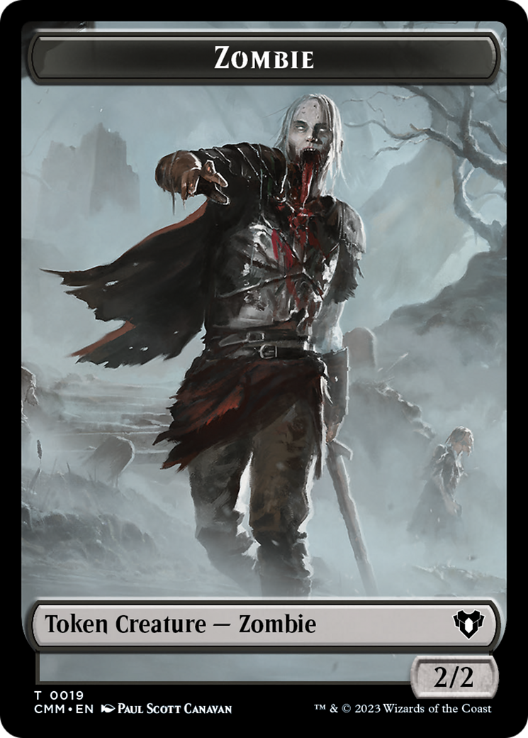 Zombie Token (19) [Commander Masters Tokens] | Gear Gaming Bentonville